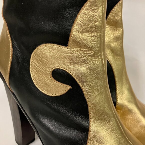 HAWT!!! Jeffrey Campbell x Stolen Girlfriends Club EMMA Boots! *RARE!!!* Size 10 - Picture 4 of 12